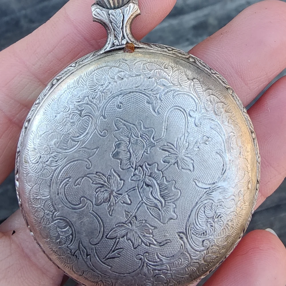 🐕 Vintage Andre Rivoli 17 Jewels Pocket Watch